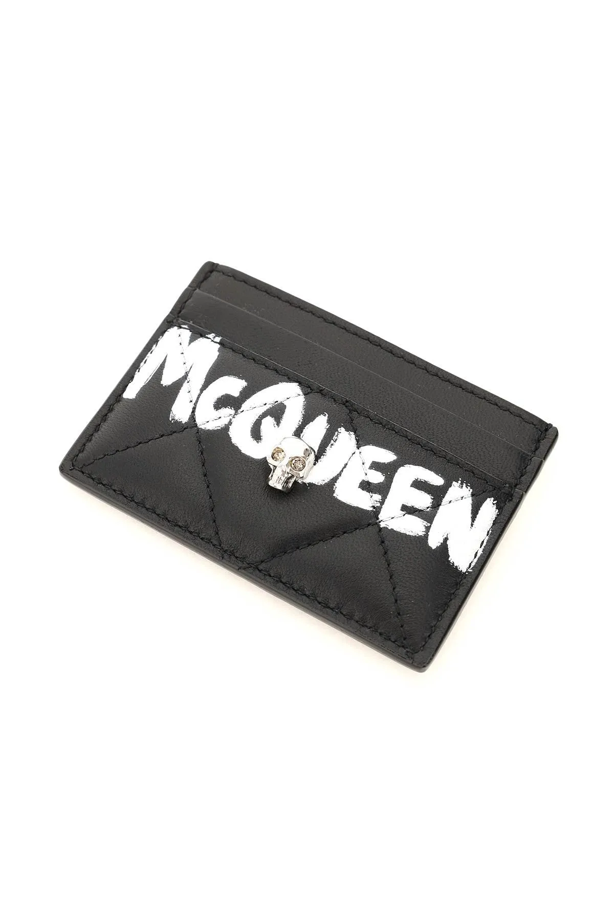 Alexander mcqueen graffiti logo cardholder