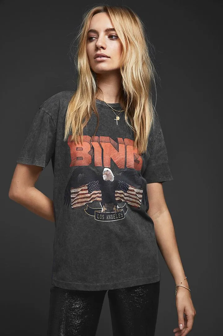 Anine Bing - Vintage Bing Tee in Black