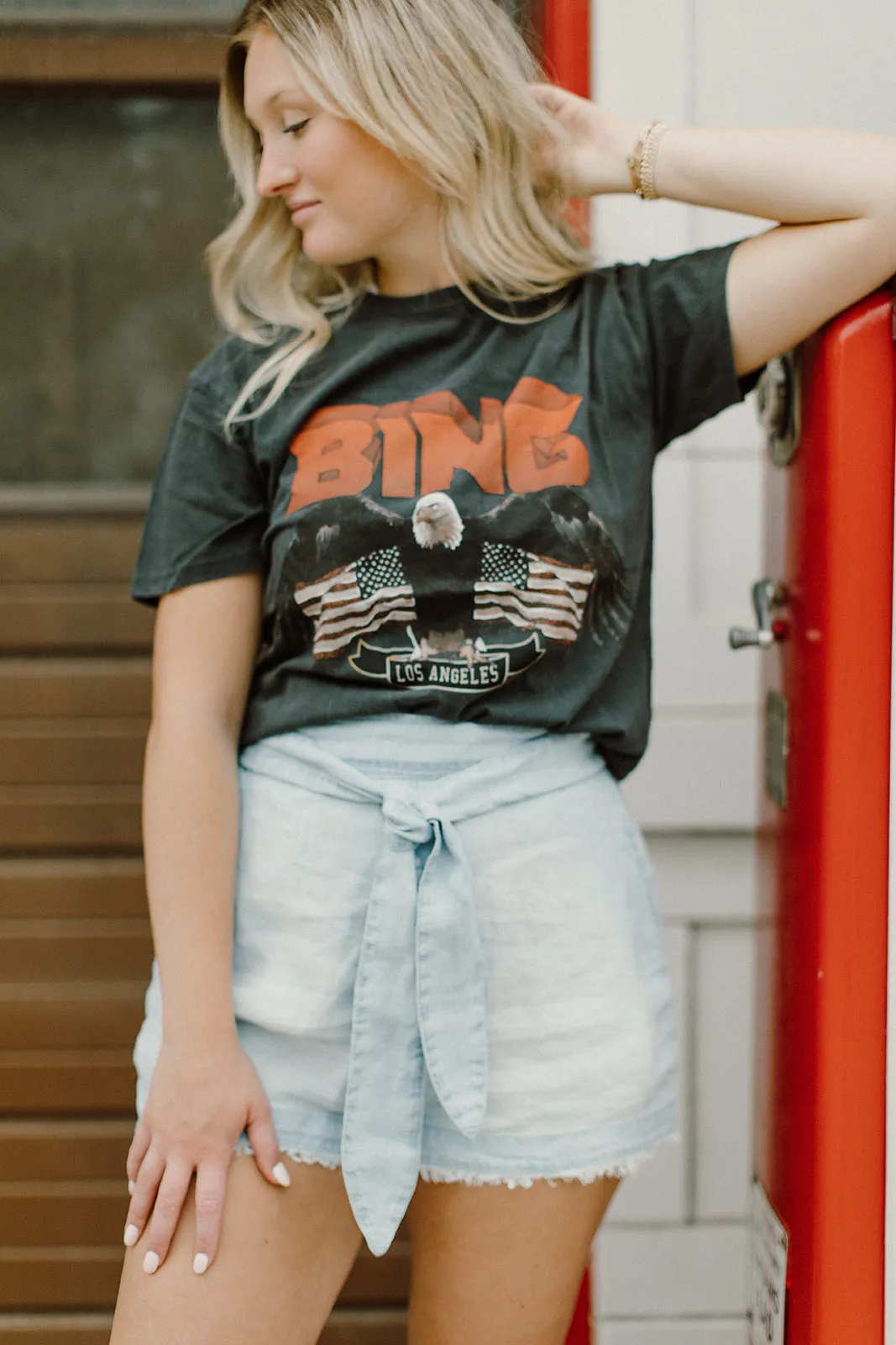 Anine Bing - Vintage Bing Tee in Black