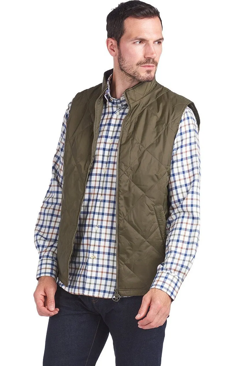 Barbour Gilet new Finn in Olive MGI0055OL72