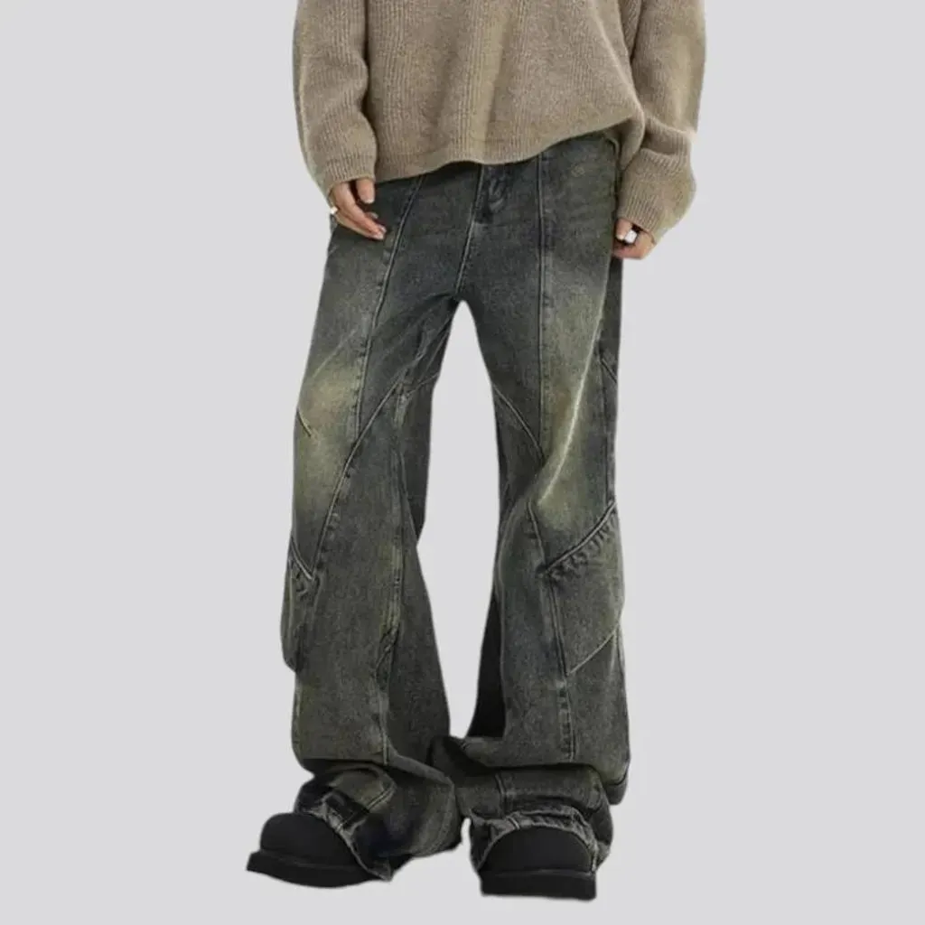 Boho mid rise men's jeans