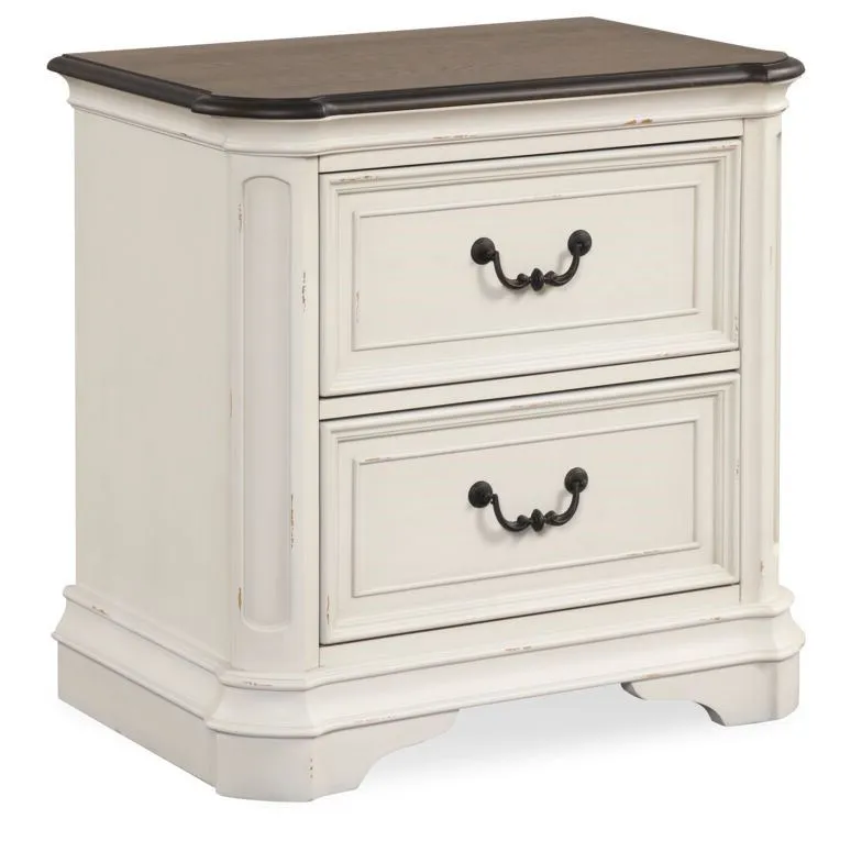 Clarke Night Table - White