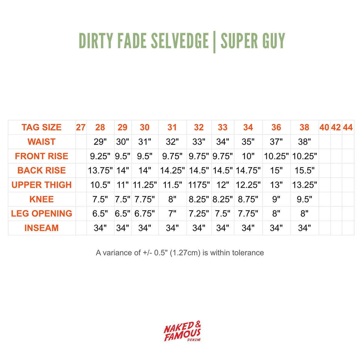 Dirty Fade Selvedge | Super Guy