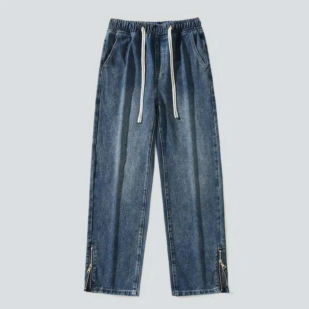 Fashion sanded men's jean pants