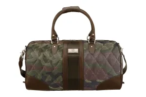 Field Waxed Cotton Duffel - Green Camo