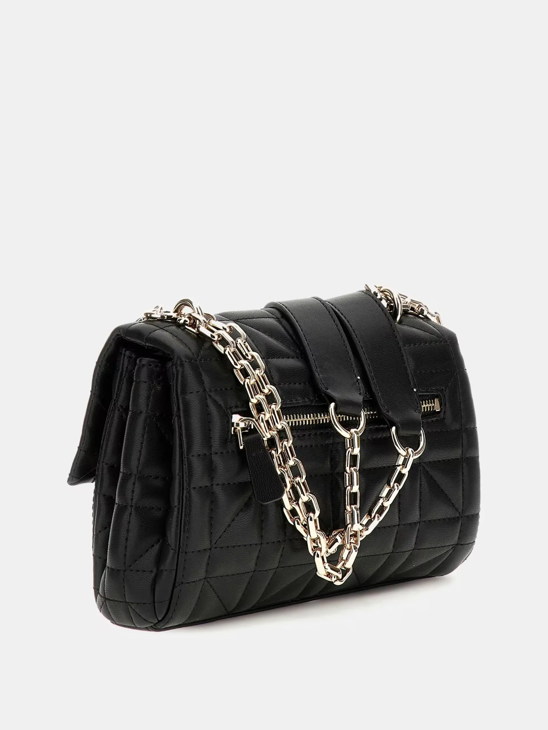 Guess Assia Convertible Crossbody Flap - Black