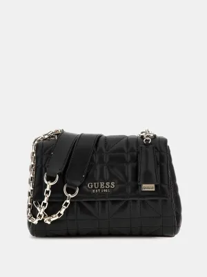 Guess Assia Convertible Crossbody Flap - Black