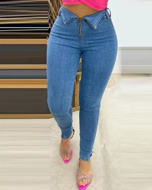 LovelyRLovely Casual High Waisted Jeans