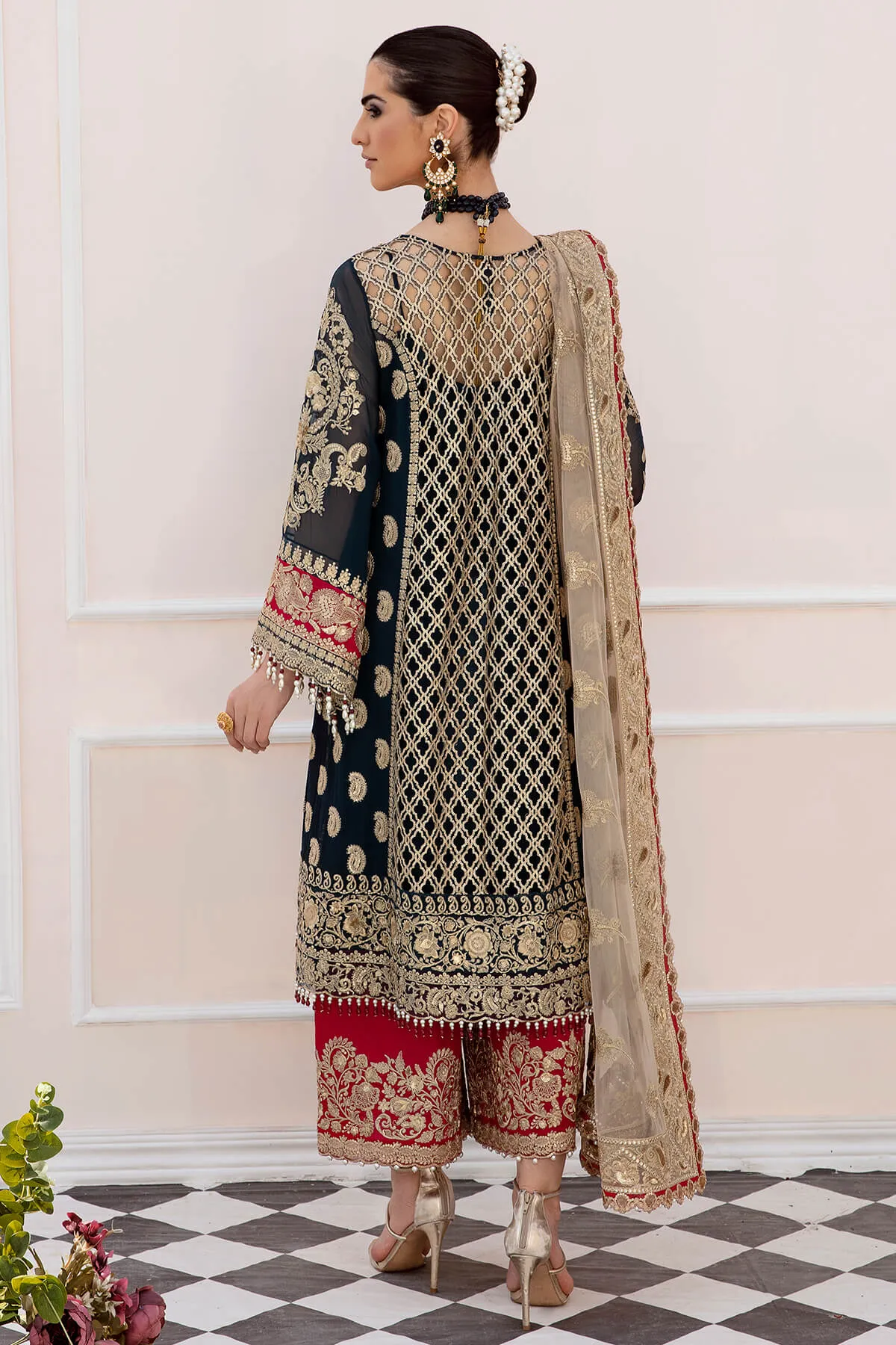 Maia by Serene Premium Unstitched 3 Piece Luxury Formals Collection'2023-S-1075-Onrique