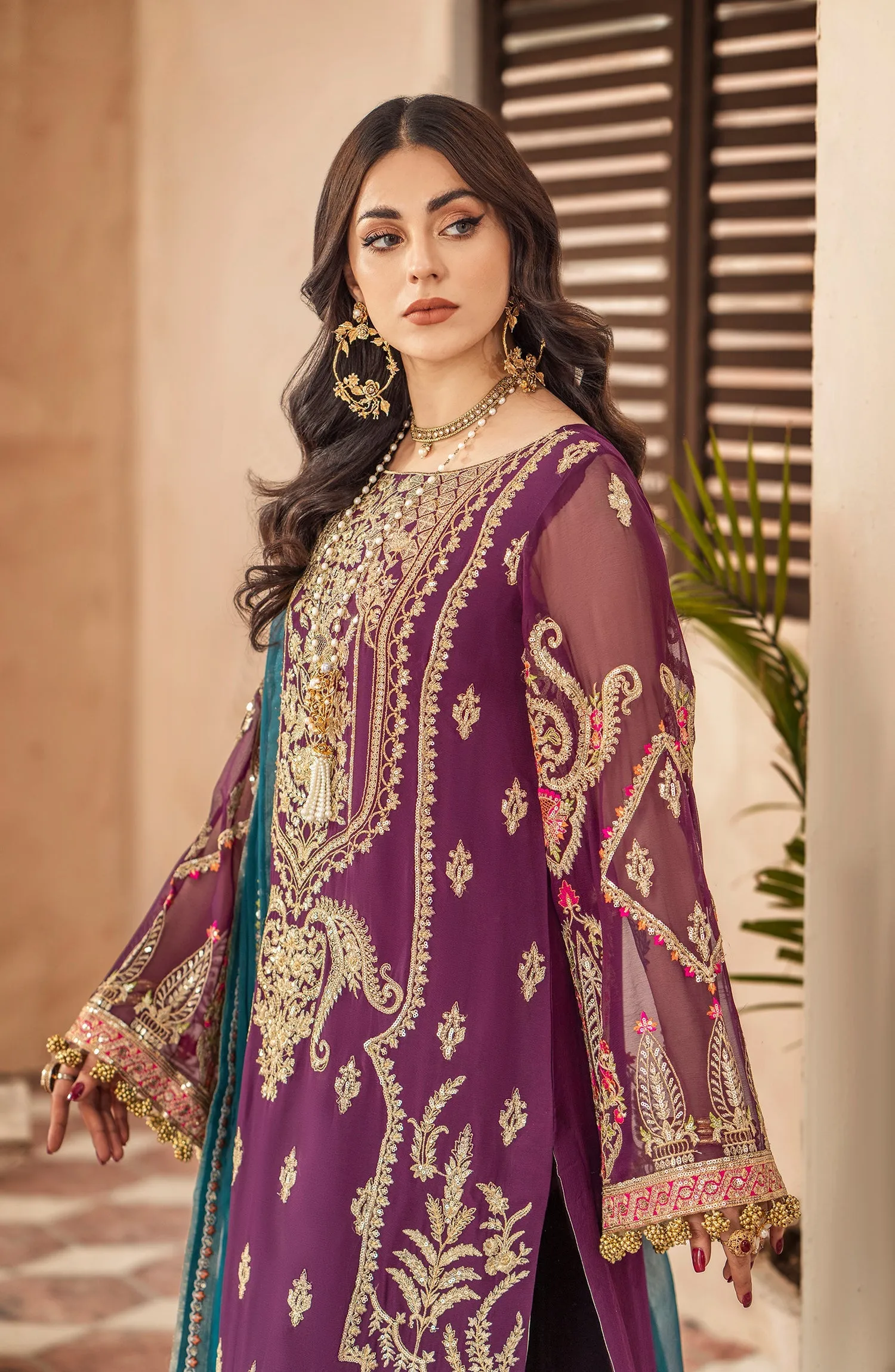 Mashq Zainab by Maryum N Maria Luxury Formal Collection – Formal Dress - Beauty Marked (QFD-0065)