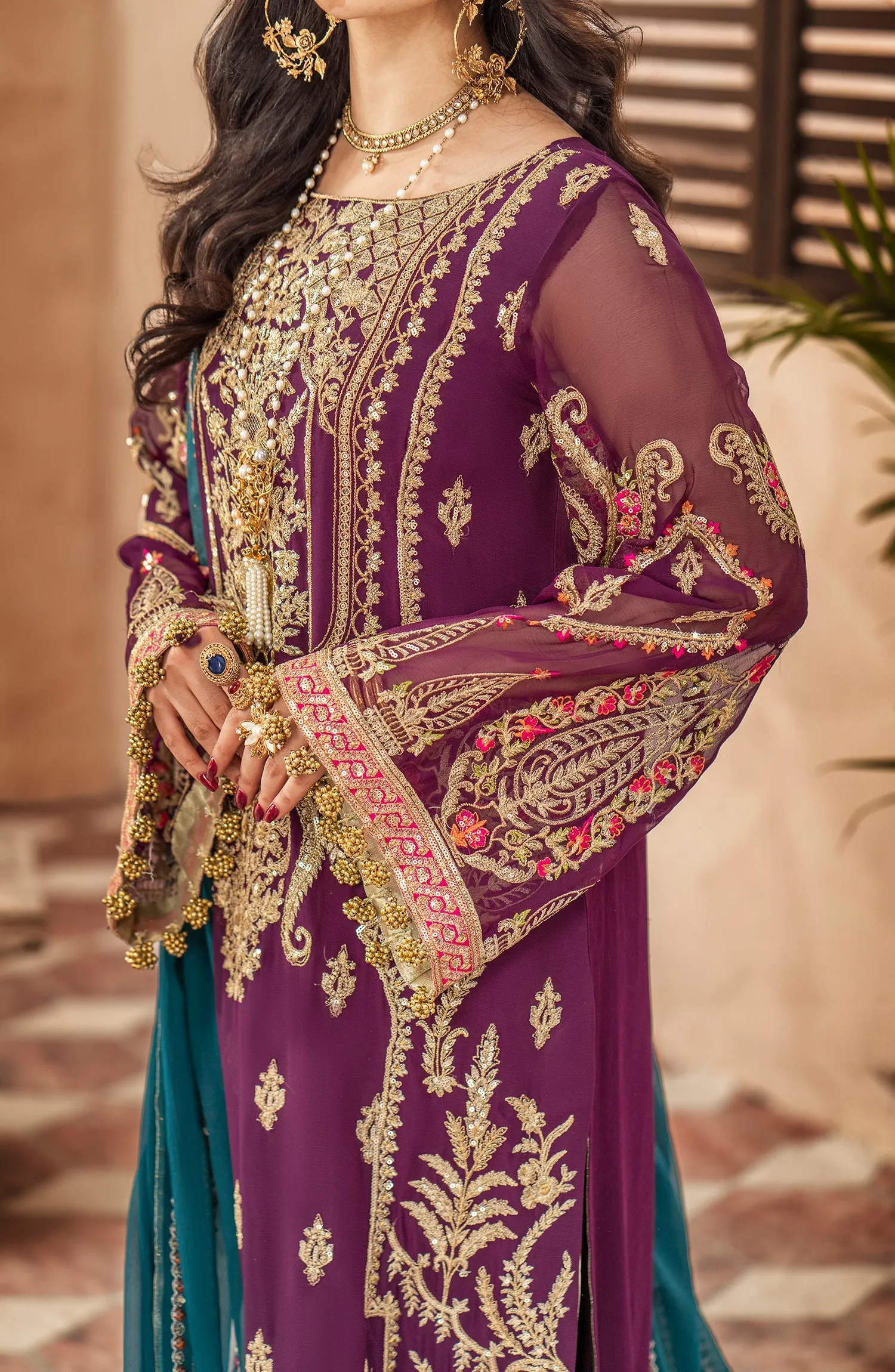 Mashq Zainab by Maryum N Maria Luxury Formal Collection – Formal Dress - Beauty Marked (QFD-0065)