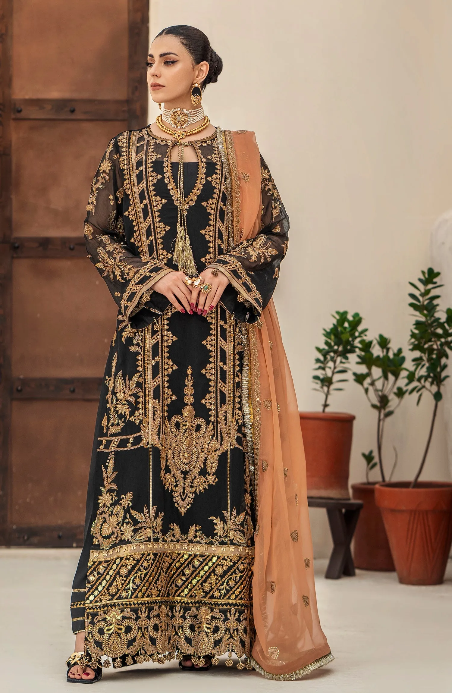 Mashq Zainab by Maryum N Maria Luxury Formal Collection – Formal Dress - Evening Aura (QFD-0070)