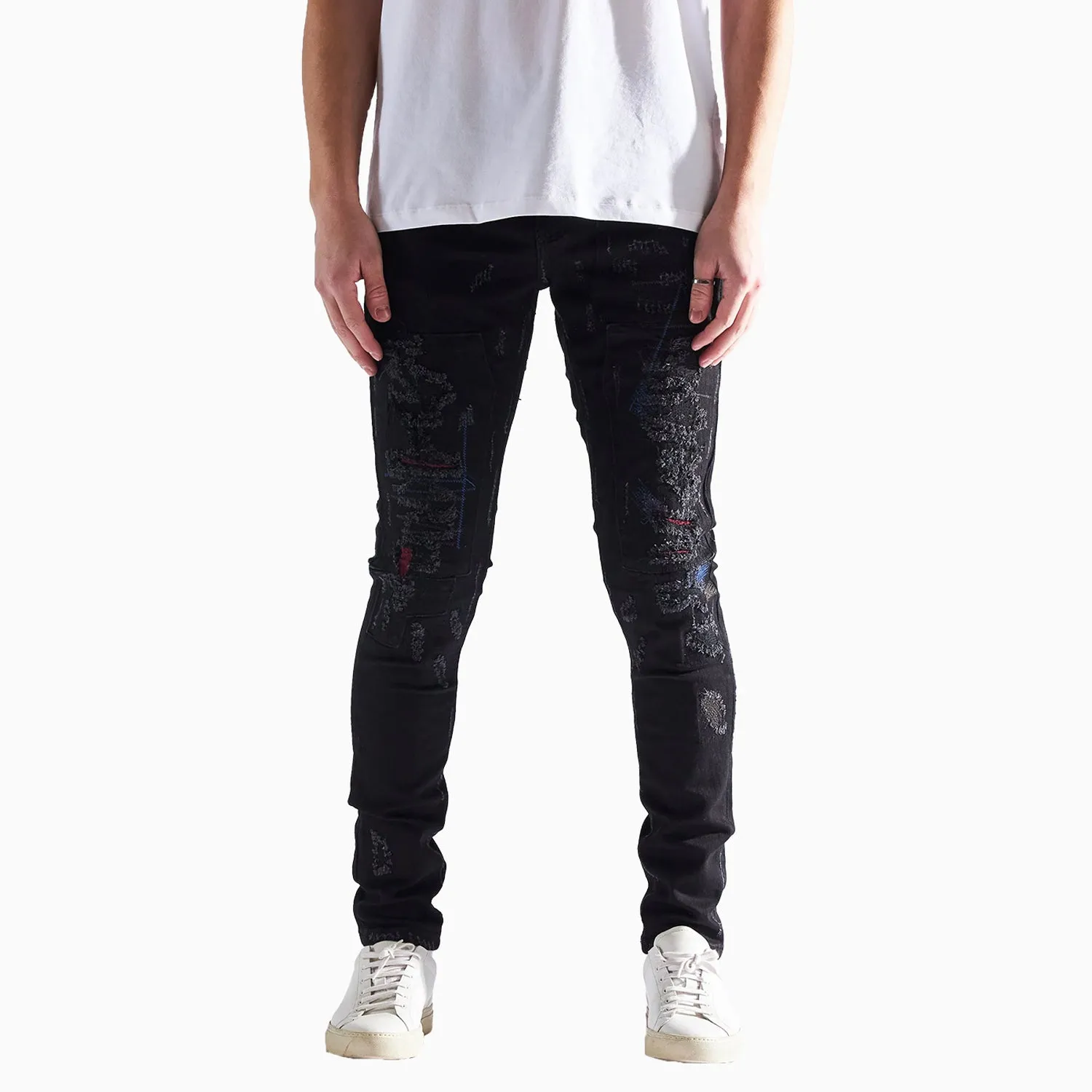 Men's Barker Ripped Skinny Denim Pant