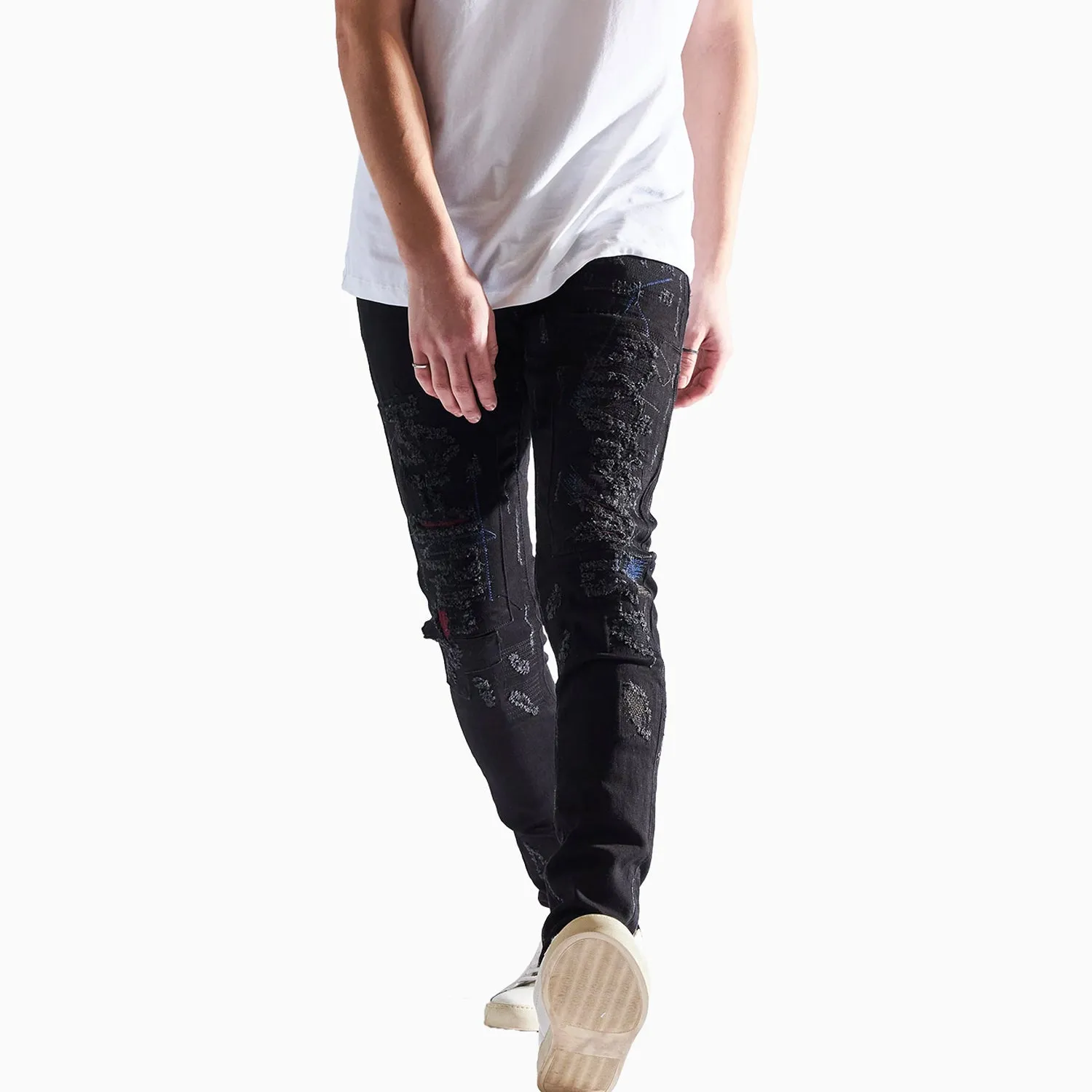 Men's Barker Ripped Skinny Denim Pant