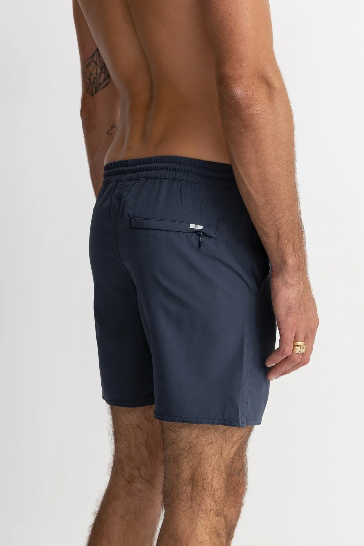 Men's Classic Beach Short - Worn Navy