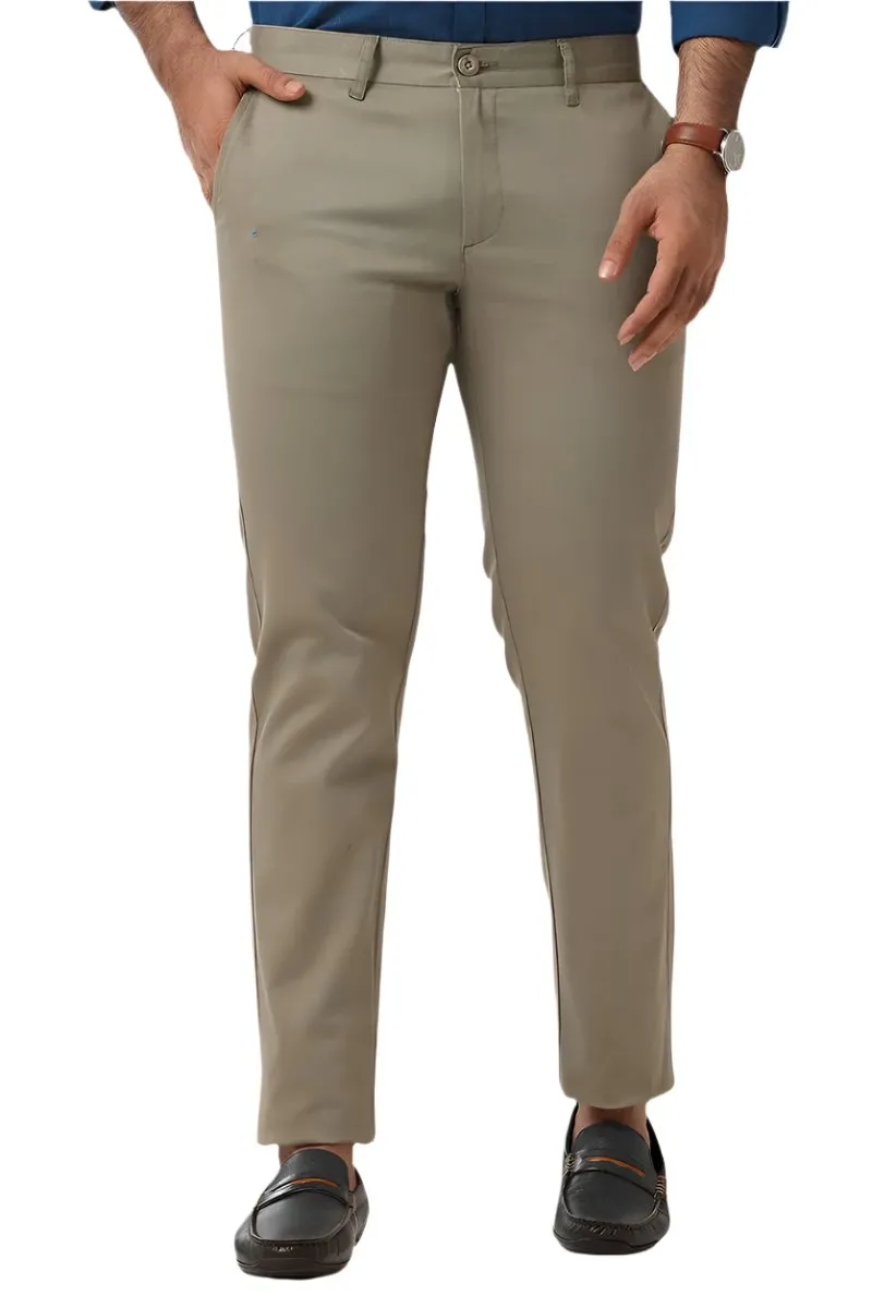 Monaco - Pale Olive Green Trouser For Men | Ariser