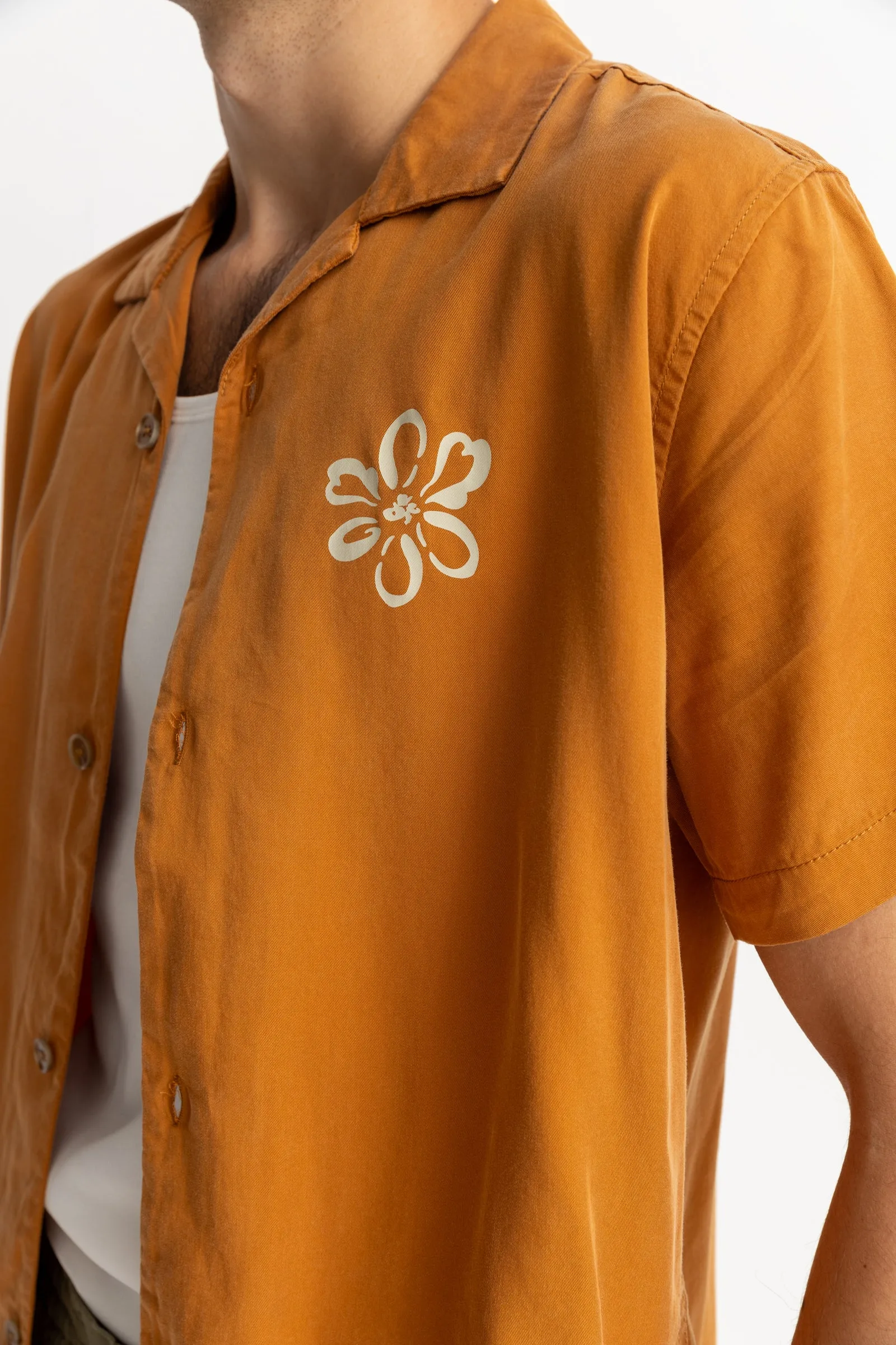 Orchid Ss Shirt Tobacco