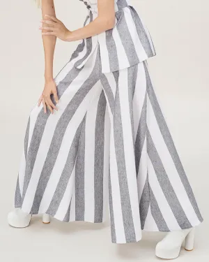 PAPER London | Striped Wide Leg Kelly Trousers