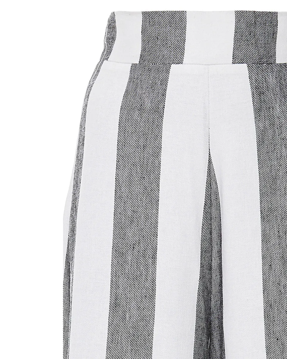 PAPER London | Striped Wide Leg Kelly Trousers