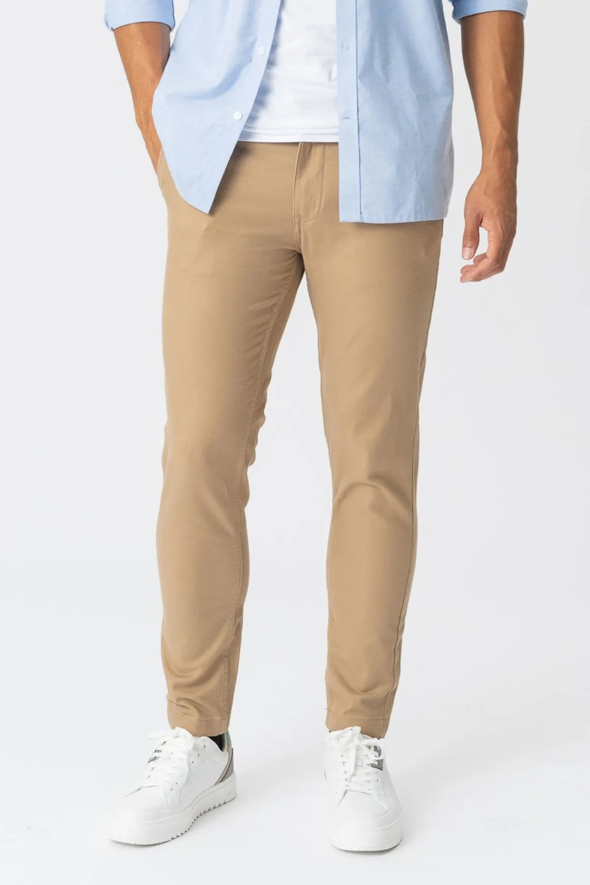 Performance Structure Trousers - Dark Beige