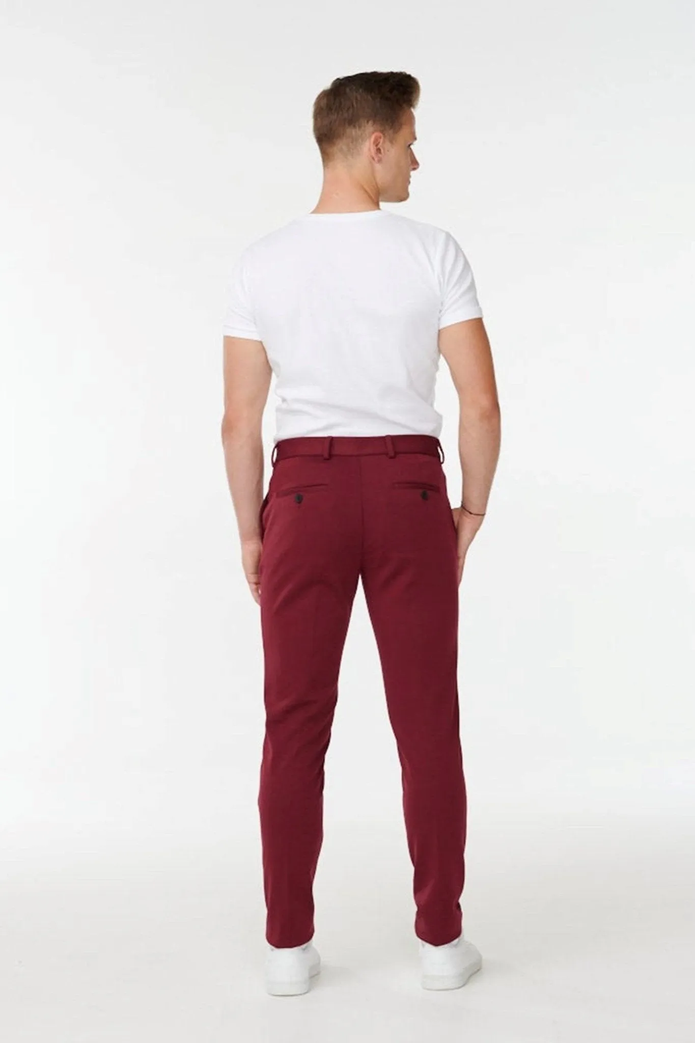 Performance Trousers - Dark Red