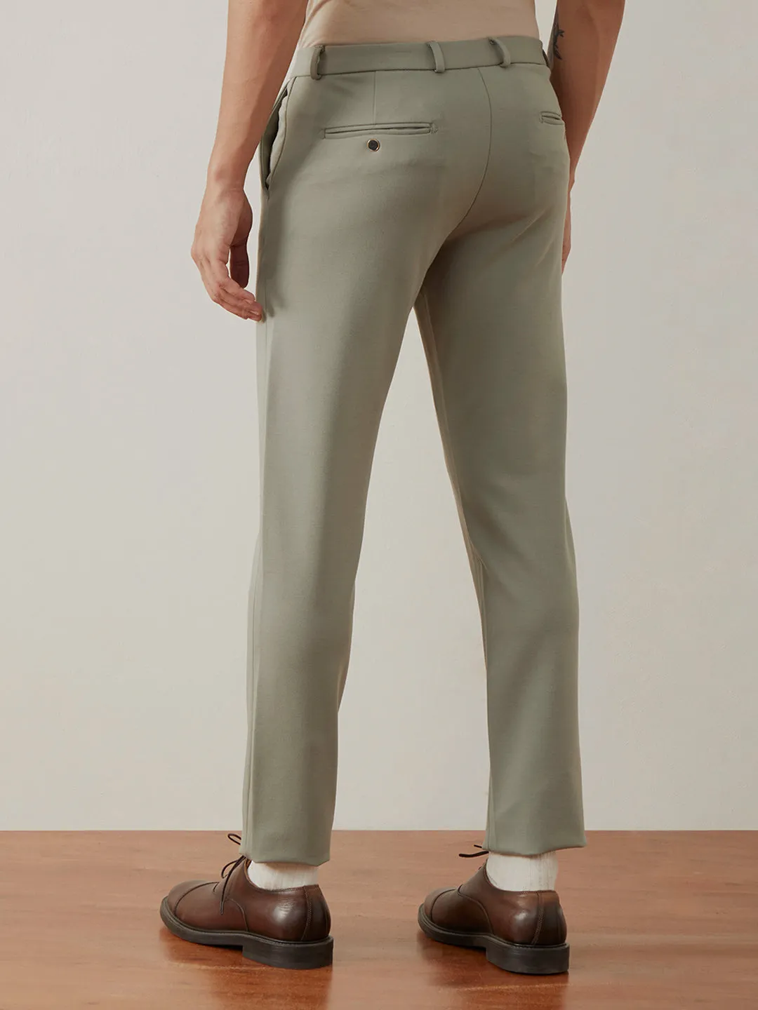 Pista Plain Bi-Stretch Slim Trousers