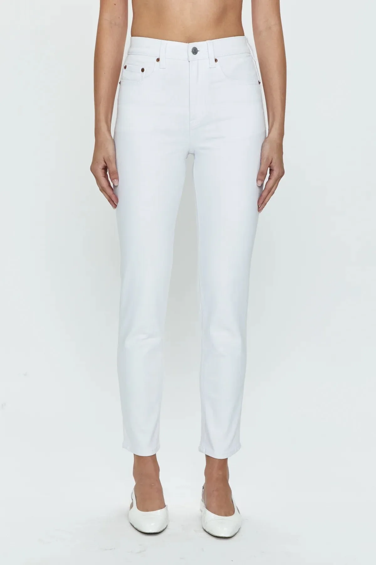 Pistola Madi High Rise Modern Slim WHITE