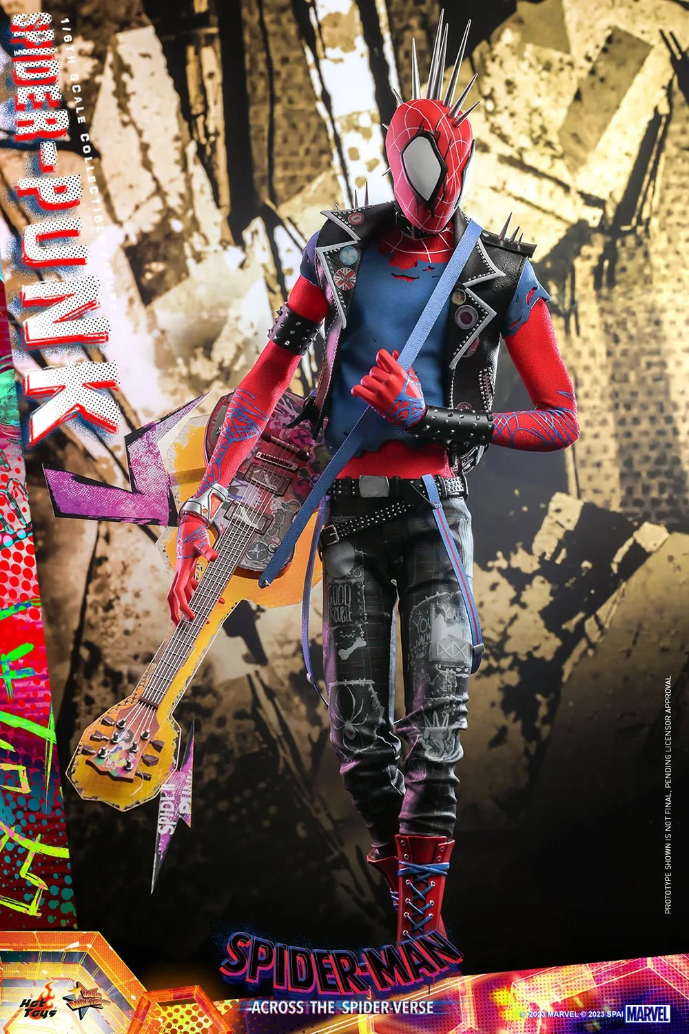 PRE-ORDER: Hot Toys Spider-Man: Across the Spider-Verse Spider-Punk Sixth Scale Figure