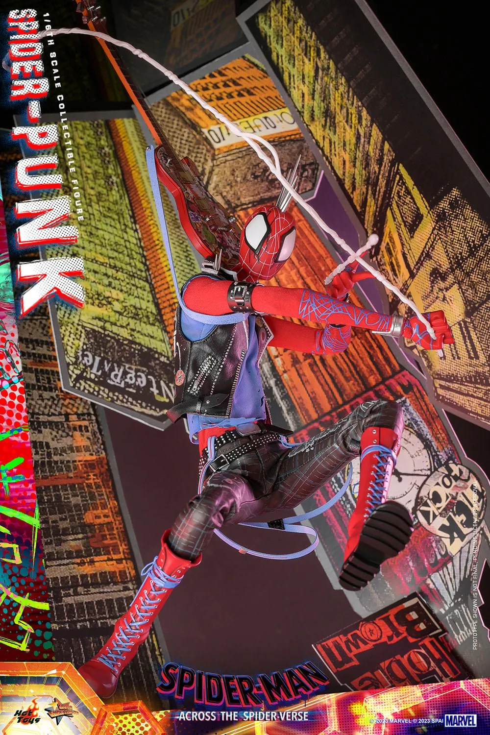 PRE-ORDER: Hot Toys Spider-Man: Across the Spider-Verse Spider-Punk Sixth Scale Figure