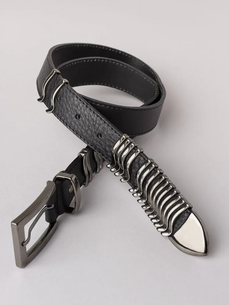 RATTLE BELT Black Gun Metal