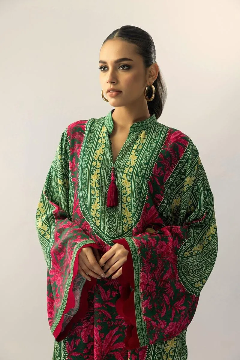 Sania Maskatiya - Alisha - Crape - Parrot Green - 2 Piece