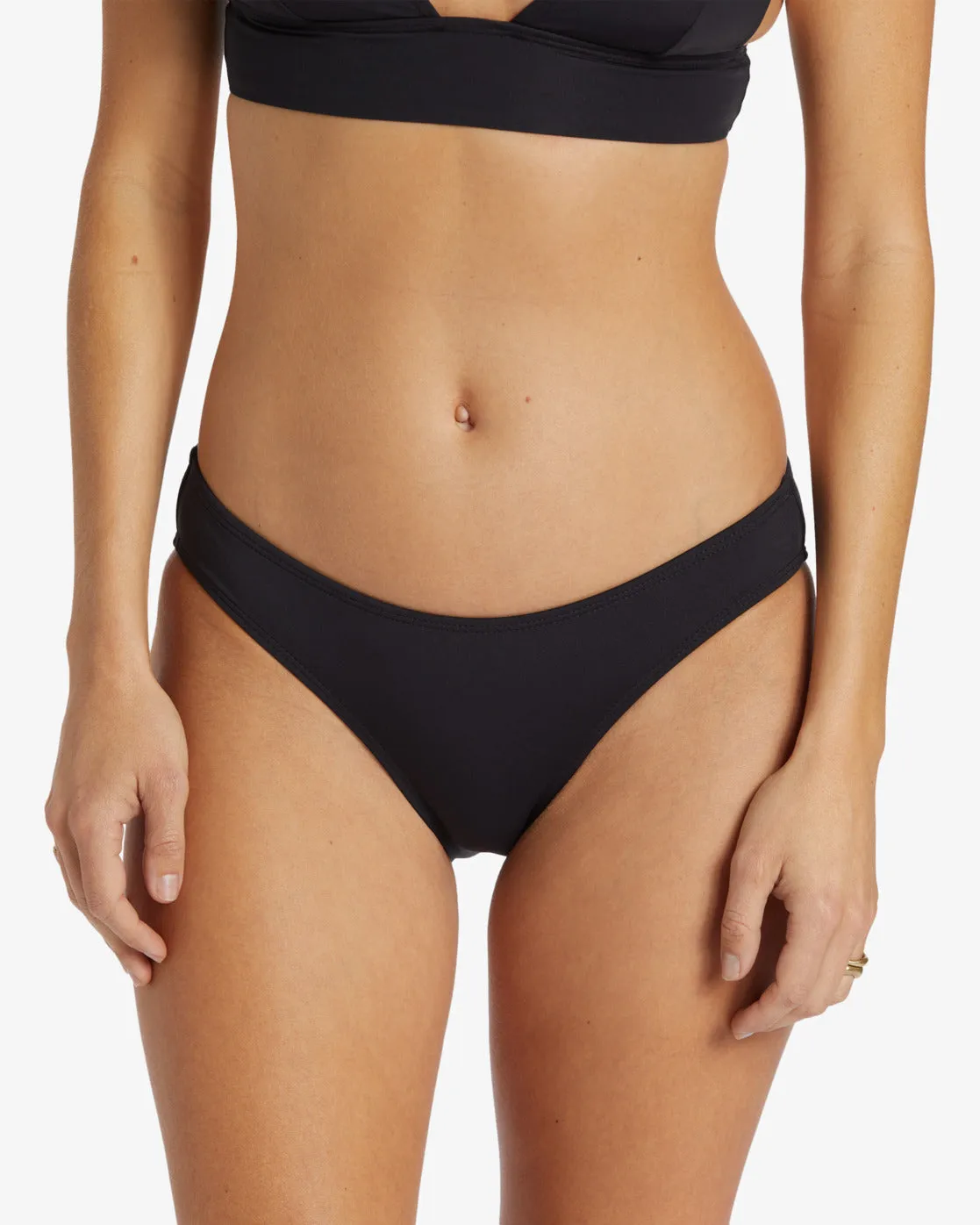 Sol Searcher Lowrider Bikini Bottoms - Black Pebble 2