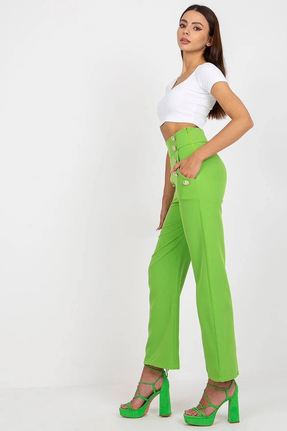 TEEK - Uniformed Buttoned Trousers