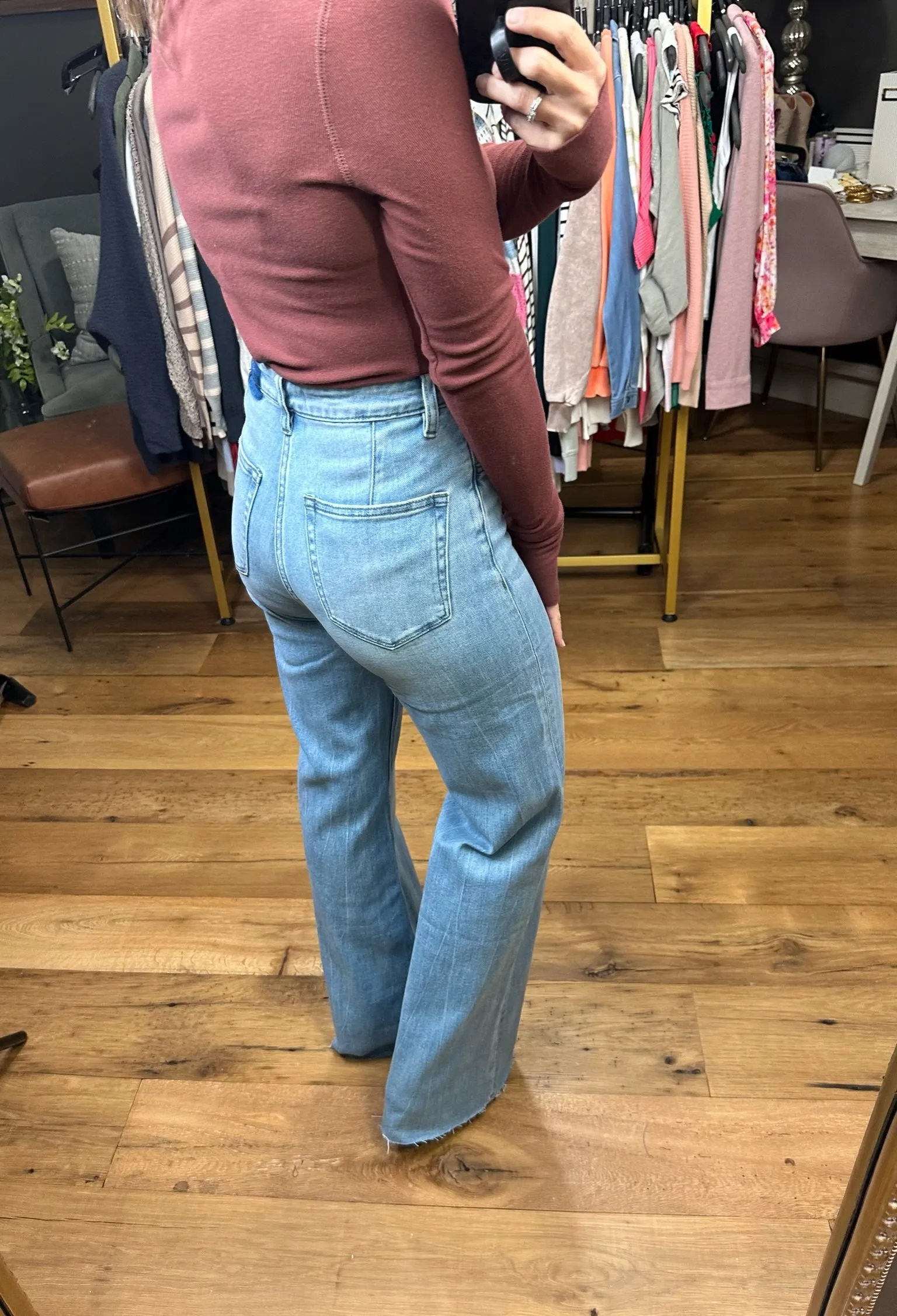 The Cecelia Super High-Rise Wide-Leg Denim