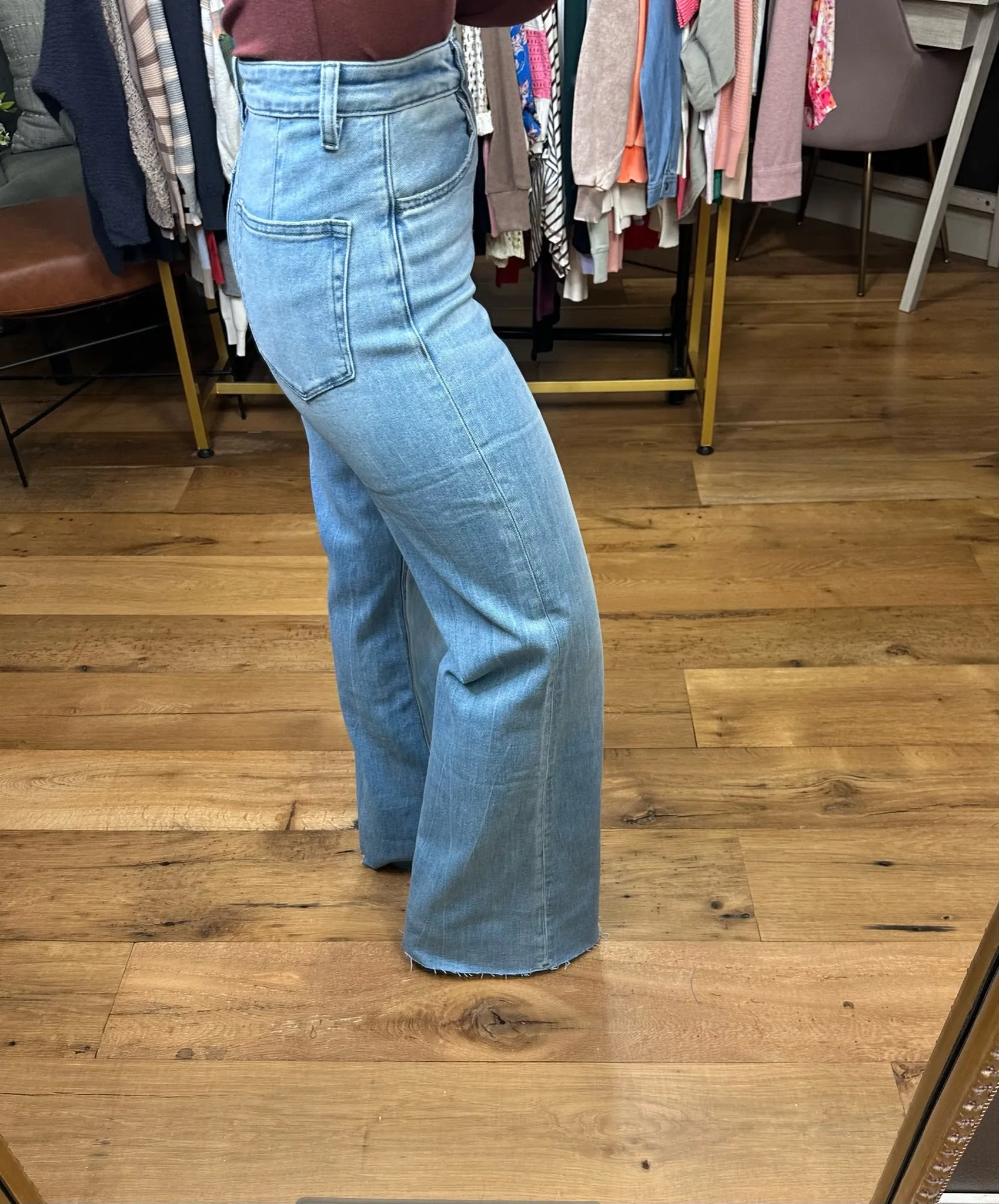 The Cecelia Super High-Rise Wide-Leg Denim