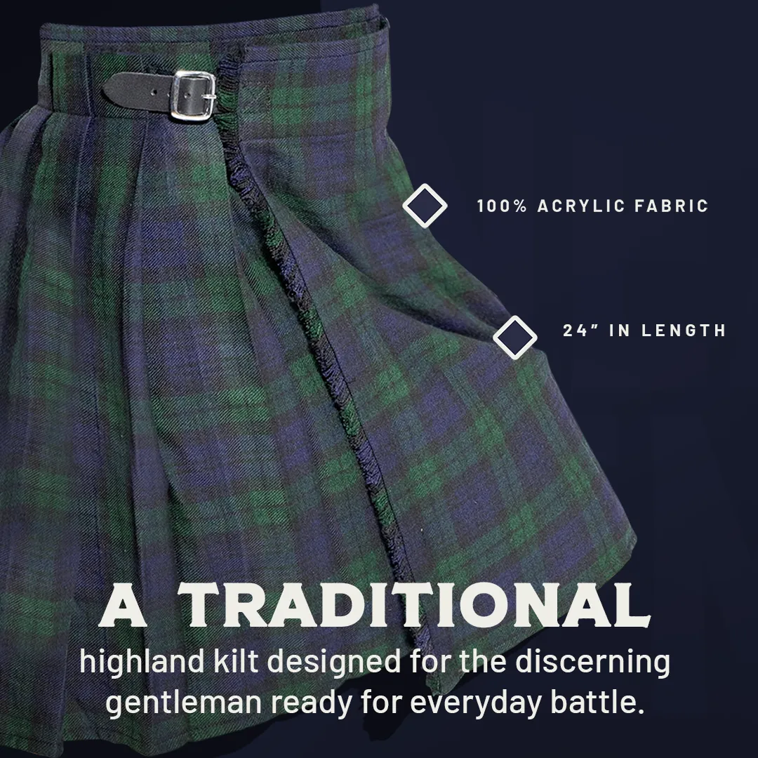 The Gaisgeach Kilt - Black Watch Tartan