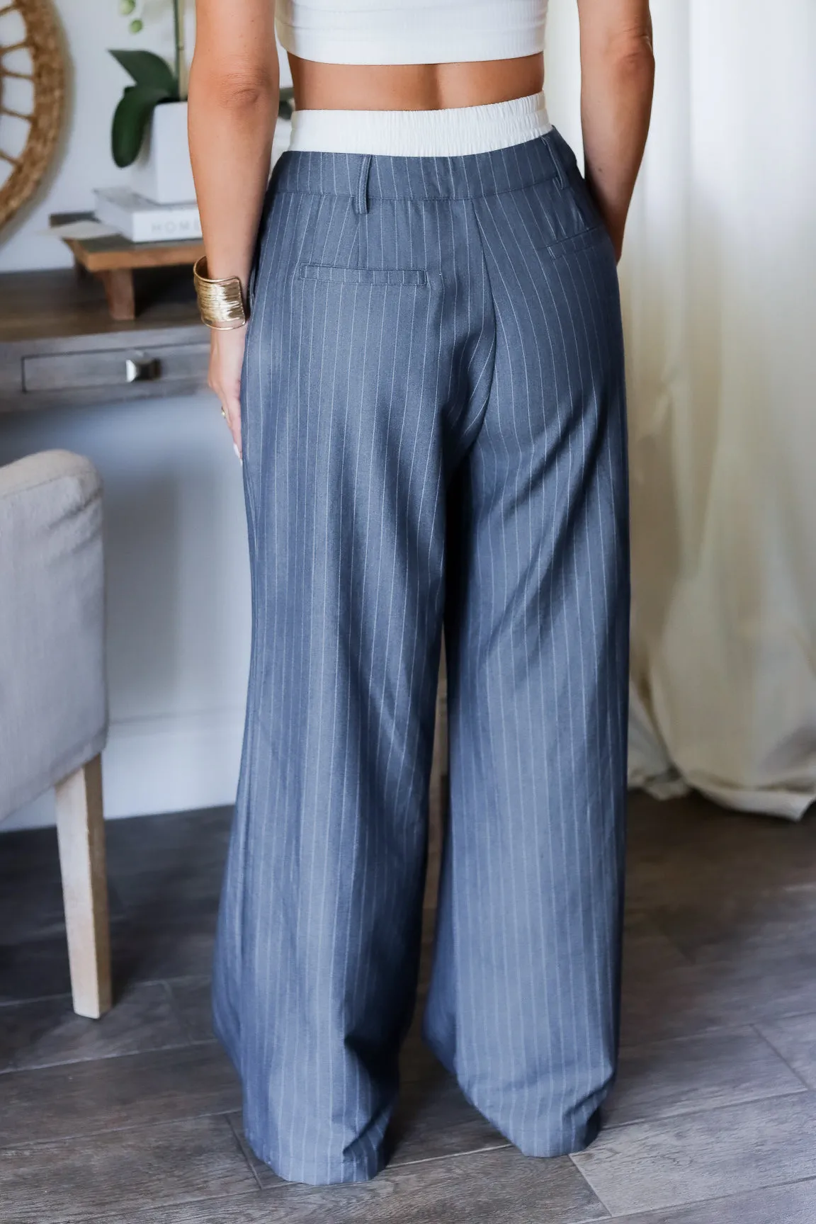 The Molly Pin Stripe Trousers