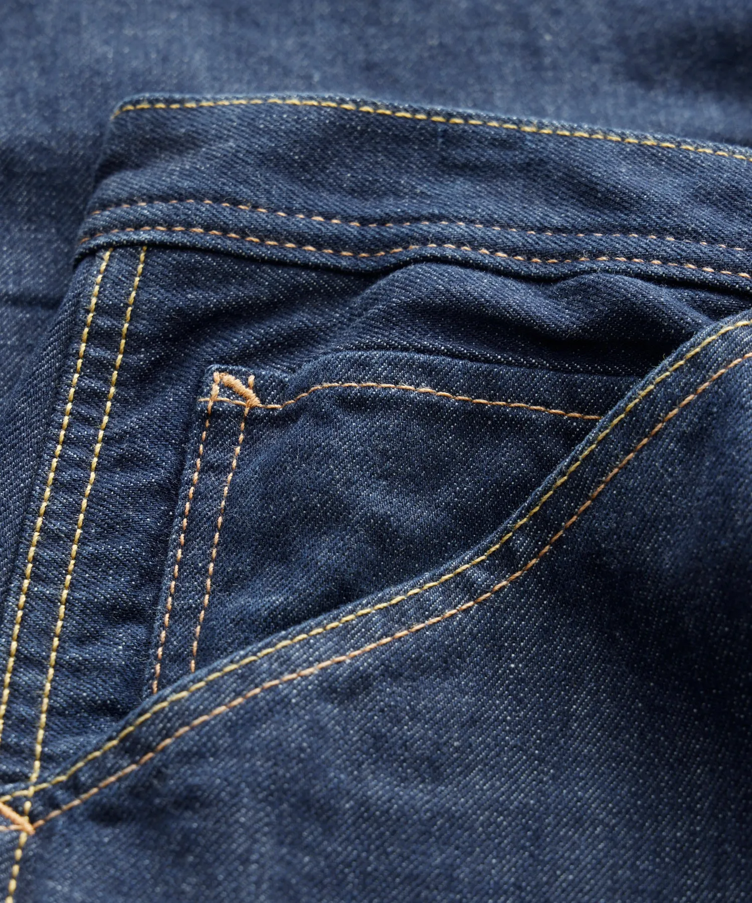 Vintage Straight Selvedge Carpenter Jean in Indigo Rinse