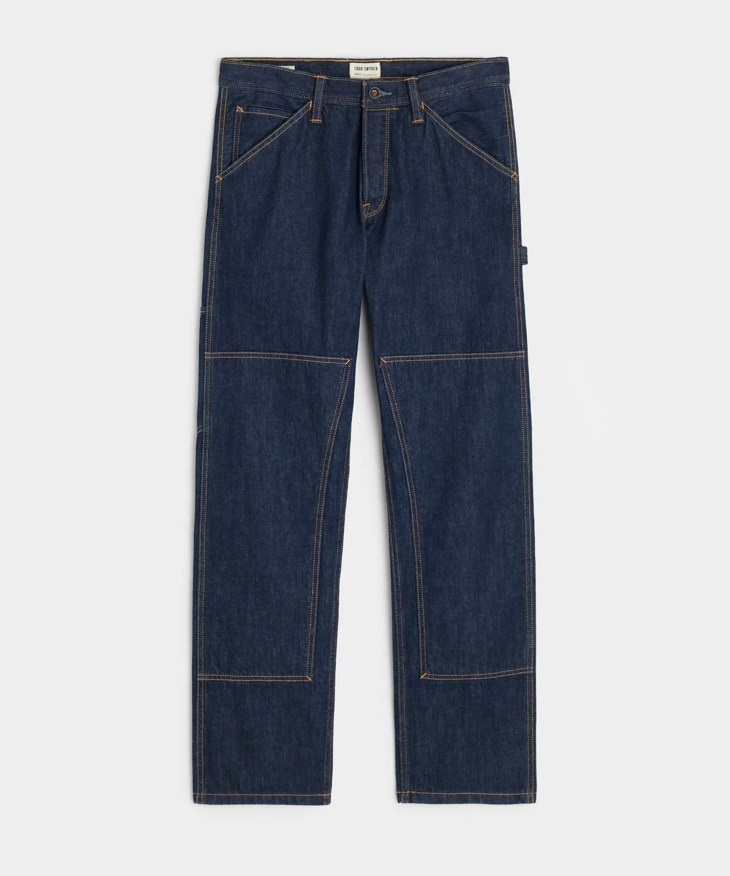 Vintage Straight Selvedge Carpenter Jean in Indigo Rinse