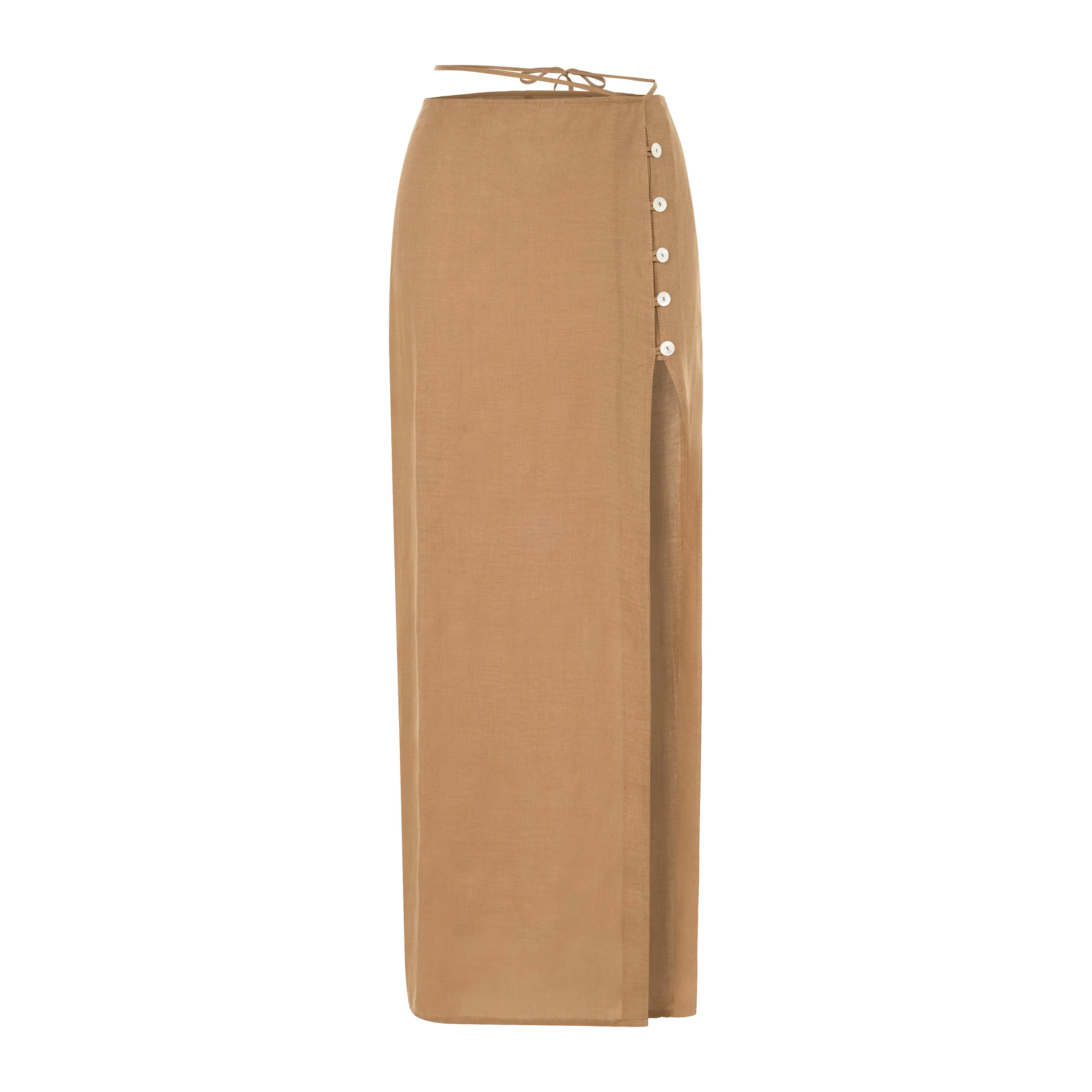 Wheel of Fortune Linen Skirt