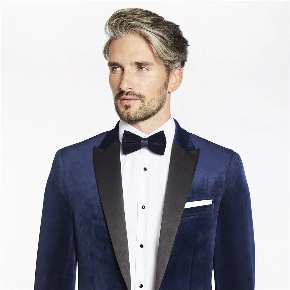 White Label - Velvet Tuxedo Jacket, Navy