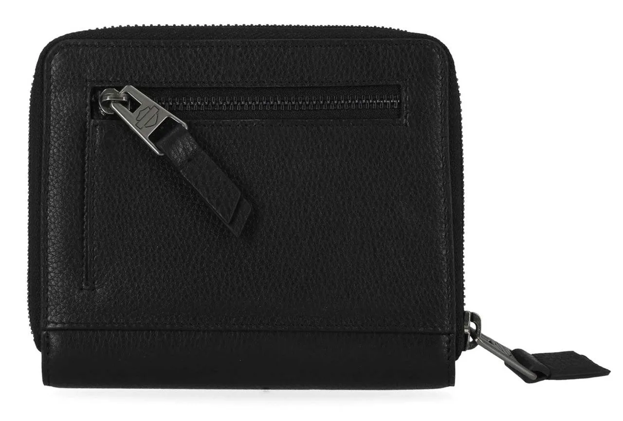 Women's Classic Small Zip Around Leather Wallet