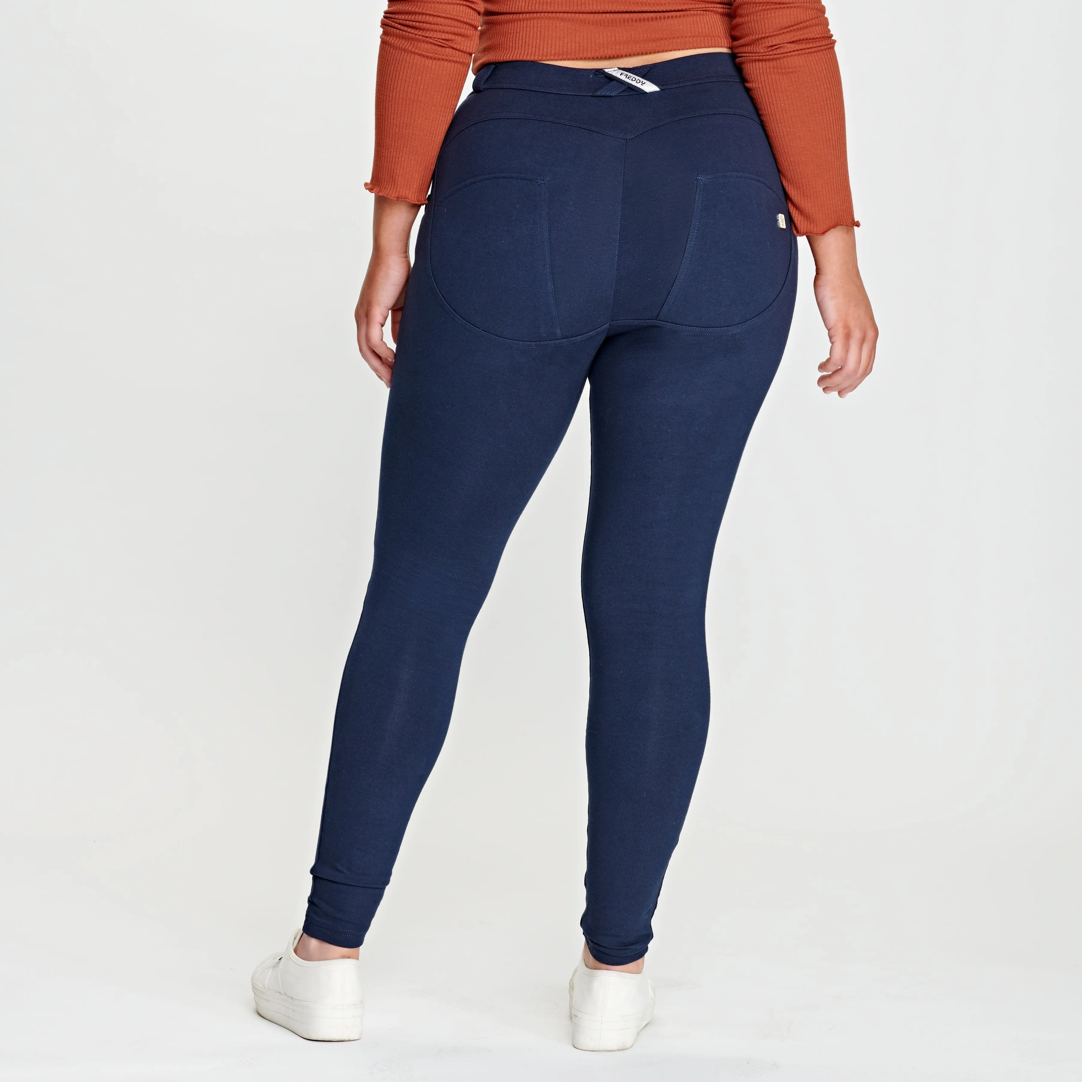 WR.UP® Curvy Fashion - Mid Waist - Full Length - Navy Blue